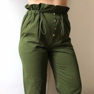 UO Terra High Waisted Paperbag pants